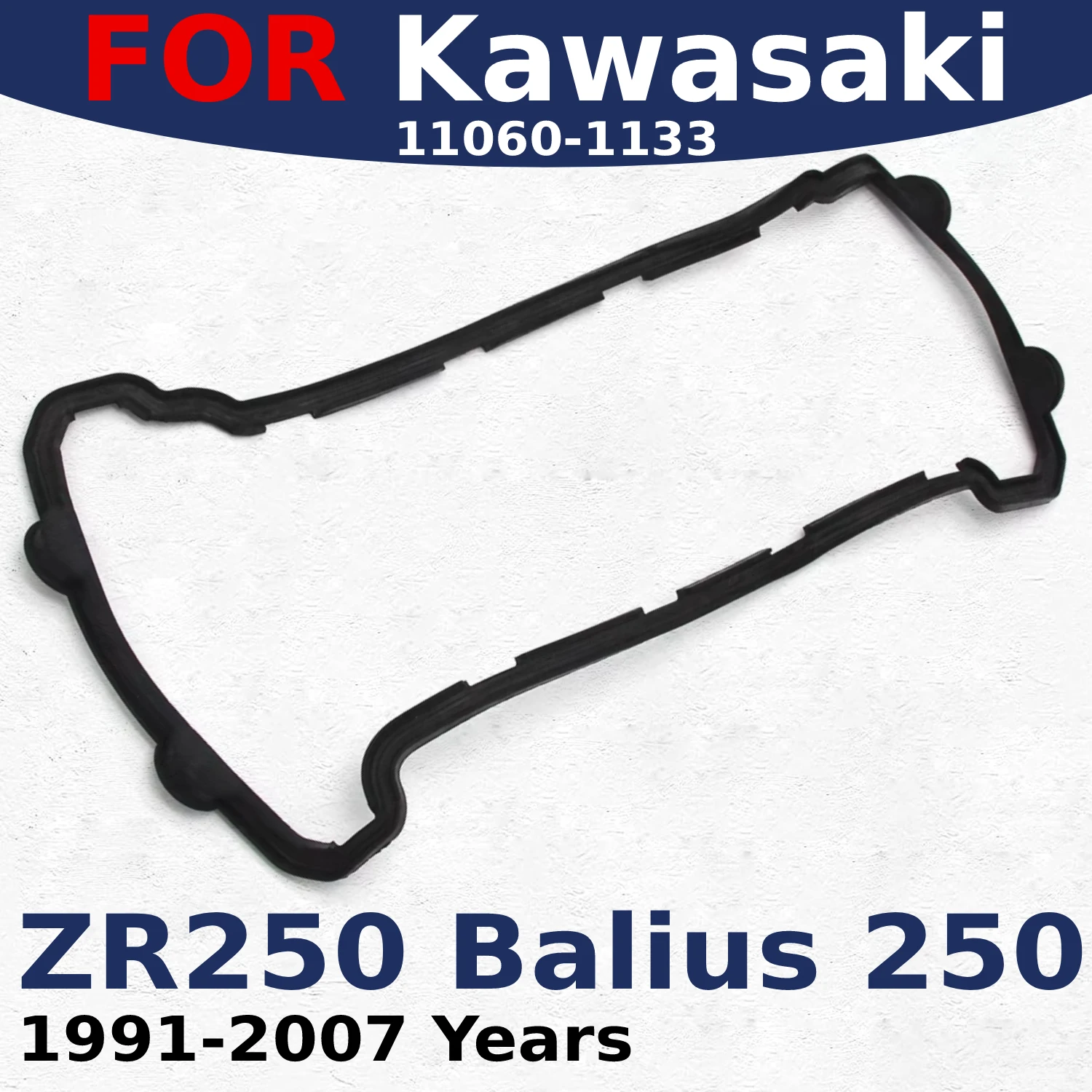 Motorcycle Cylinder Head Cover Gasket For Kawasaki ZR250 Balius 250 1991 1992 1993 1994 1995 1996 1997 1998-2007  OEM:11060-1133