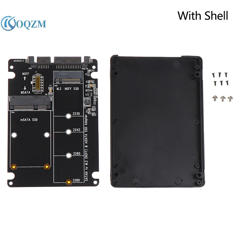 SATA 60Gbps To M2 NGFF SATA SSD MSATA SSD Adapter MSATA To SATA M.2 NGFF To SATA Hard Disk Adapter Board