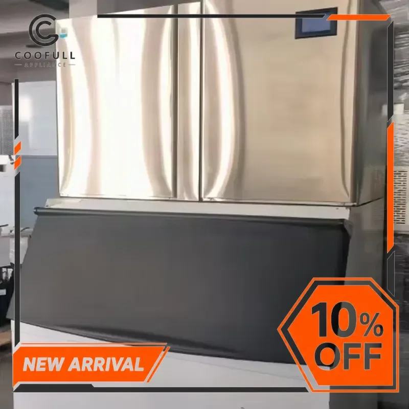 Commercial Ice Maker Machine 1500kg Per Day Large Capacity Automatic Ice Cube Maker For Restaurant Bar Hotel Business Use