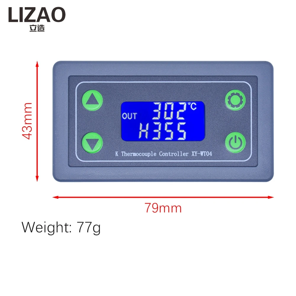 XY-WT04-W WiFi Remote Temperature Controller K Thermocouple High Precision -99~999℃ Digital Thermostat Module