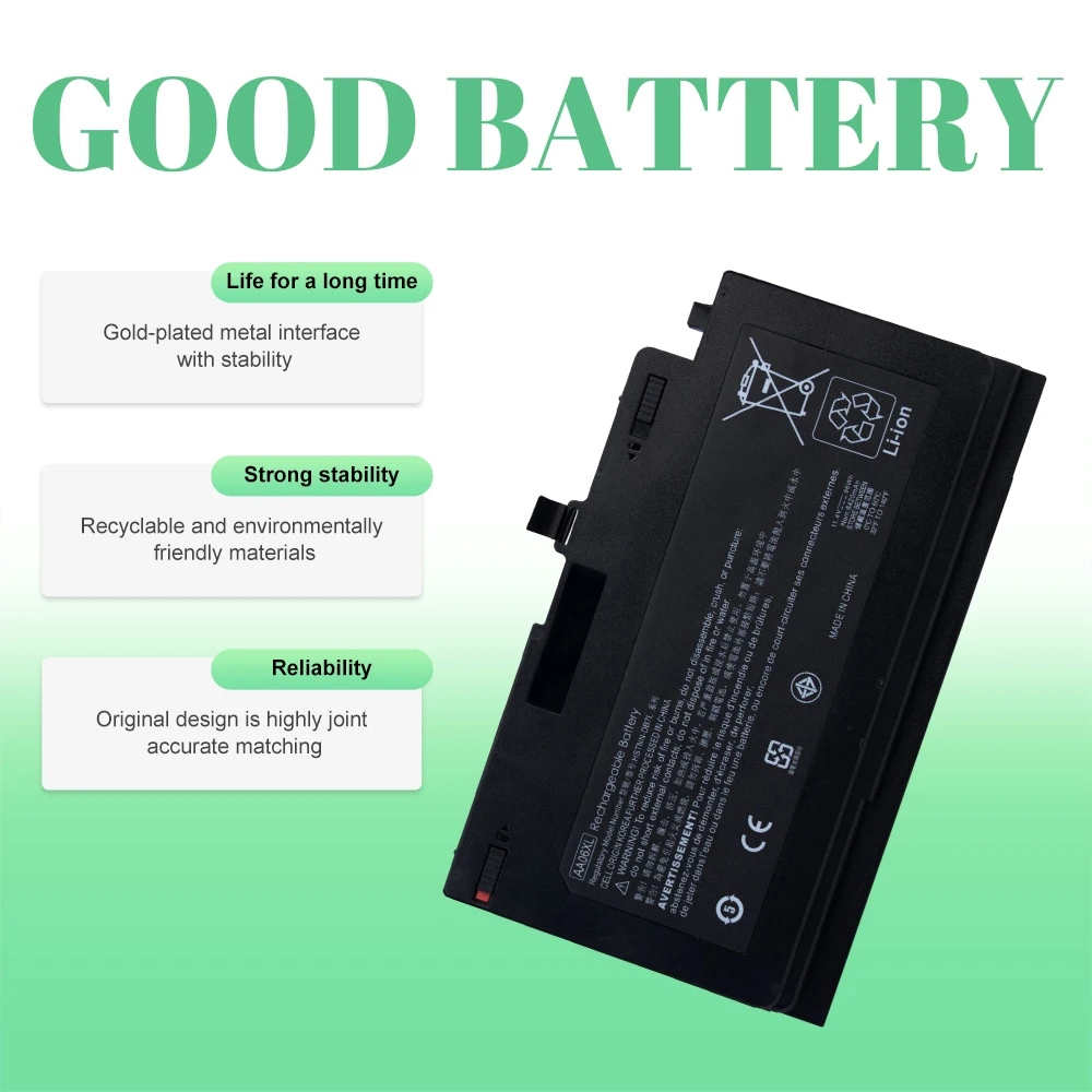 

AA06XL 11.4V 96WH For HP ZBook 17 Laptop Battery G4 G4-1JA88AW G4-1RQ78EA G4-Y3J82AV HSTNN-DB7L 852527-222 AA06096XL