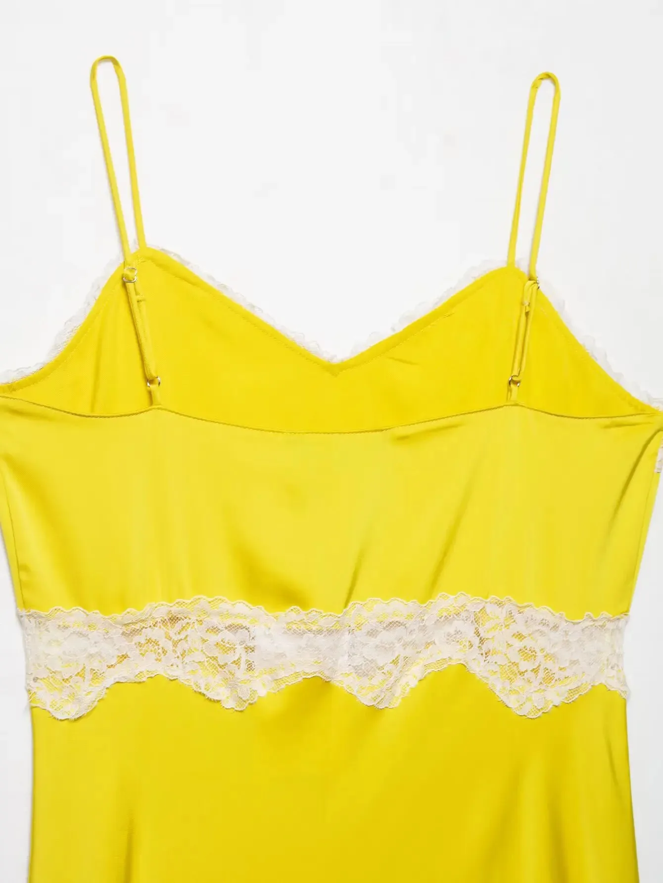 HH Woman Elegant V-Neck Sexy High Street Slim Party Sleeveless Dress Elegant Female Lace Splicing Decoration Sling Dress