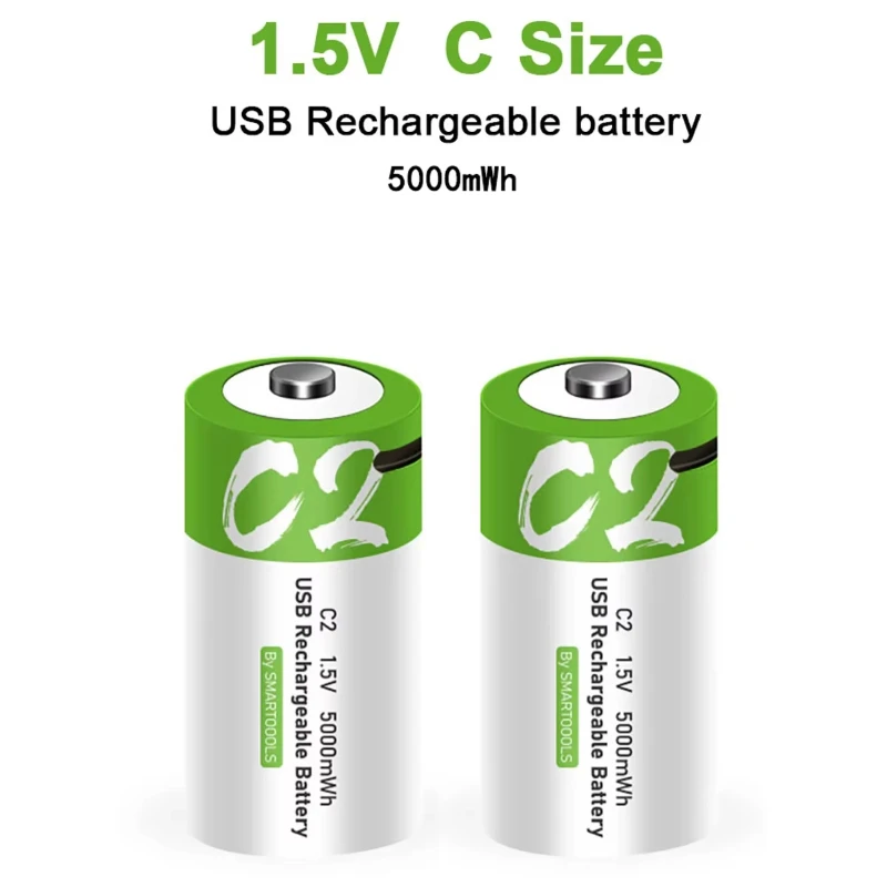1.5V 5000Mwh C Size…