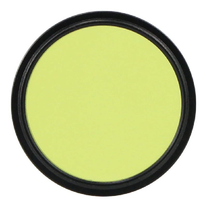 Agnicy Nighthawk Series 1.25 Inches 31.7mm NO.12 with Optical Glass M28*0.6mm Yellow Color Telescope Yellow Nebula Filter