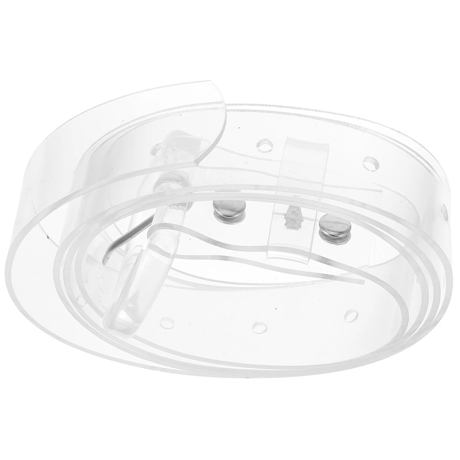 

Transparent Waist Belt Women Fashion Quick Release Durable Plastic Elegant Simple Design Summer Beach Wear Dress Accessories