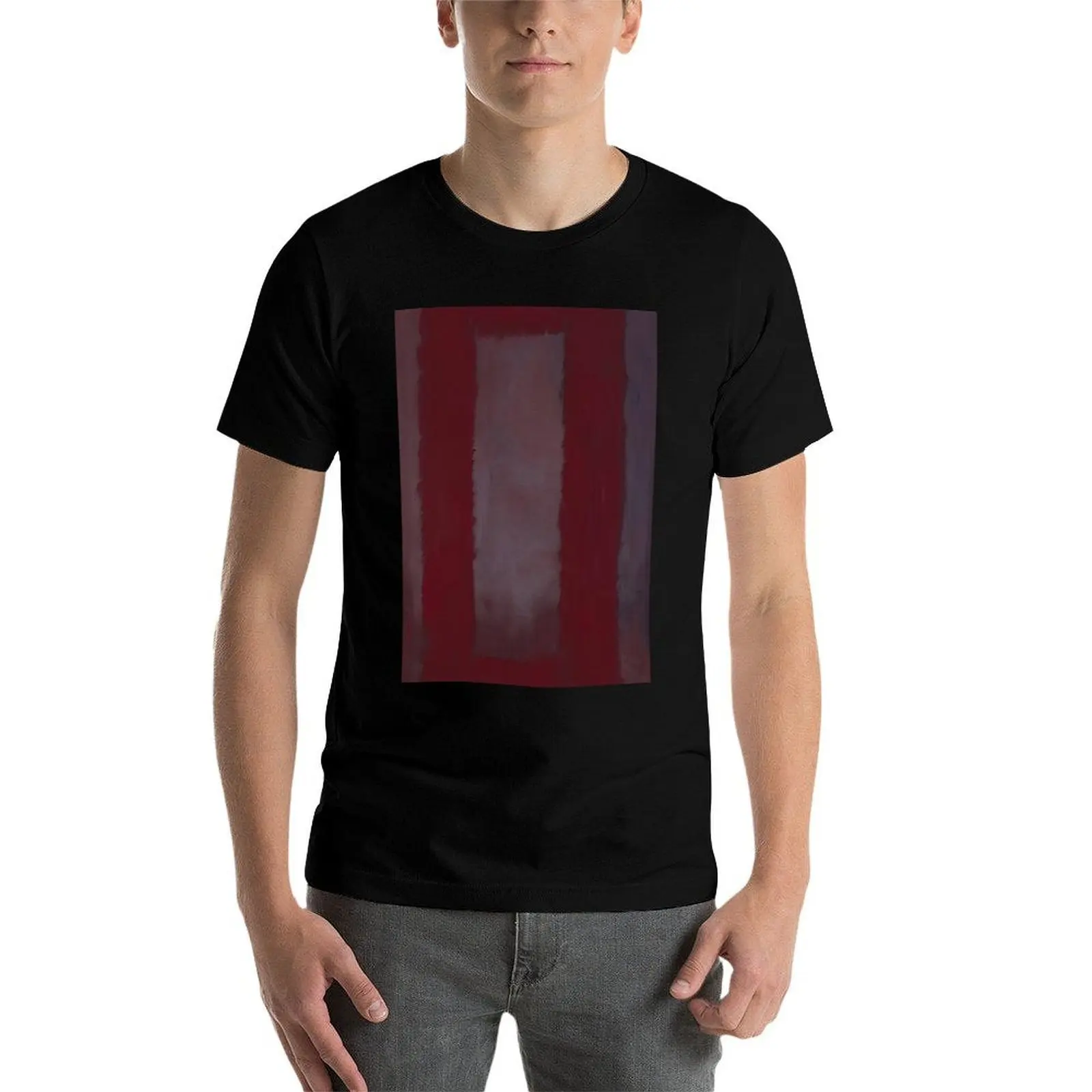 

Mark Rothko - Red on Maroon - 1959 T-Shirt man t shirt cotton high quality t shirt personalised T-Shirt