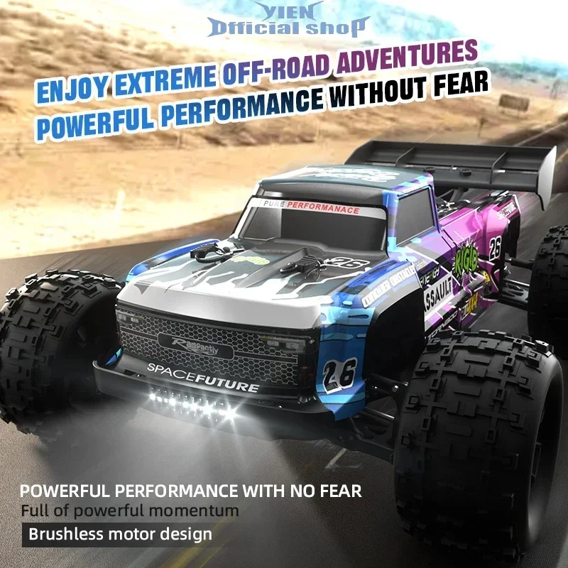 JJRC 4WD Remote Control Car Off Road 4x4 RC High Speed Truck Super Brushless 70KM/H Fast Drift Racing Monster Toy Kids Adults