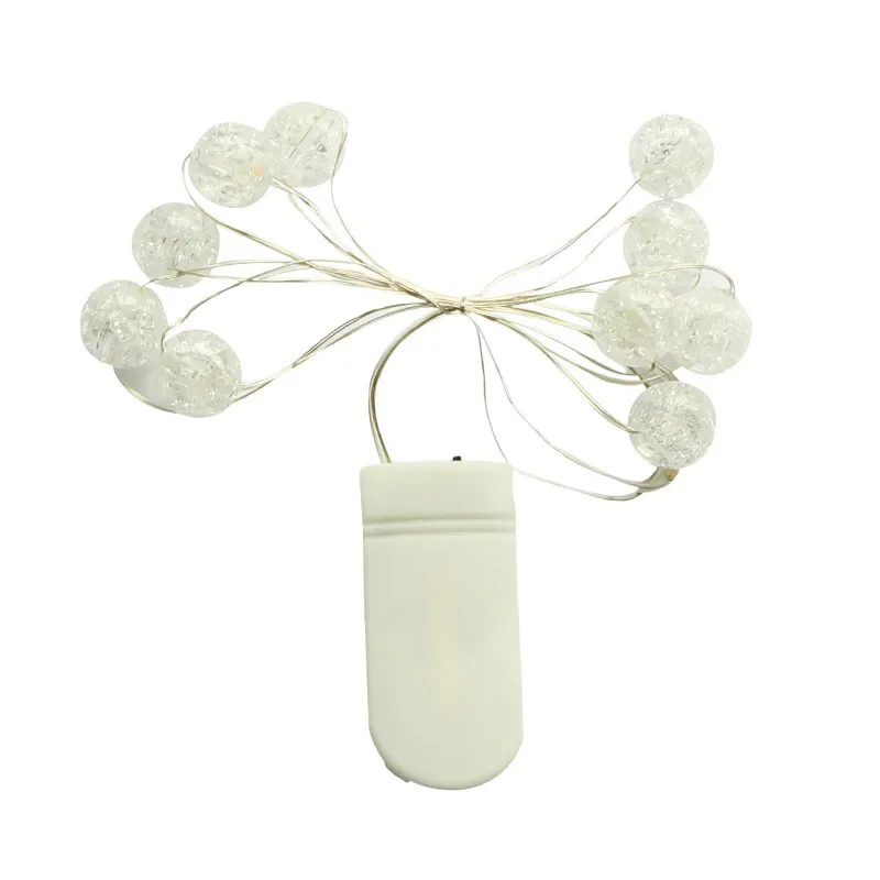 2Meter Fairy Garland  Ball Silver String Lights Waterproof  Christmas Tree Wedding  Decoration USB/Battery Powered String light