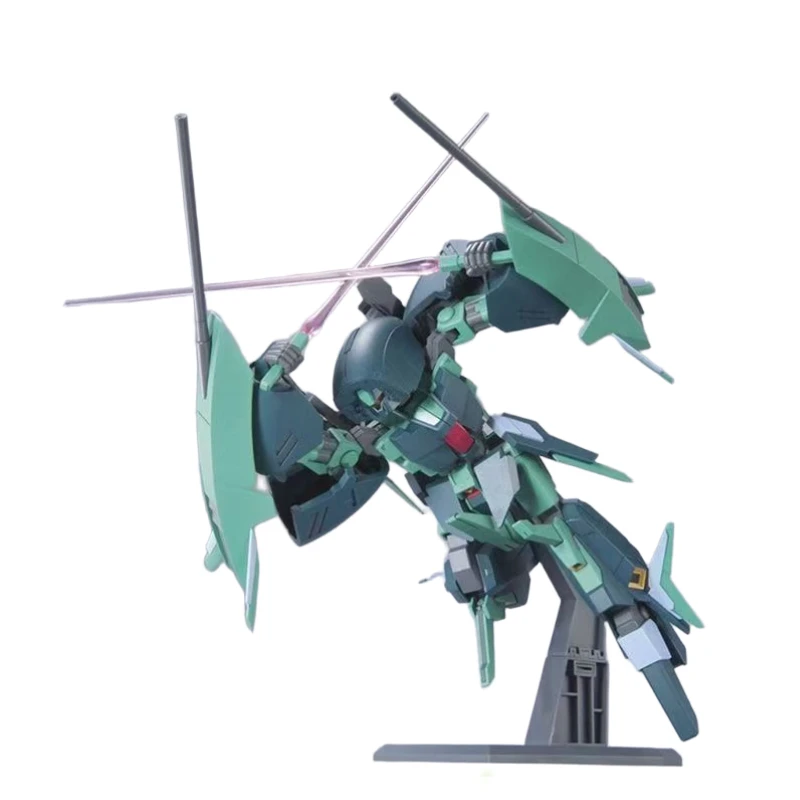 متوفر في المخزون بانداي الأصلي Gundam HGUC 141 1/144 RAS-96 Anksha تجميع نموذج جمع هدايا العيد الديكور الحلي اللعب