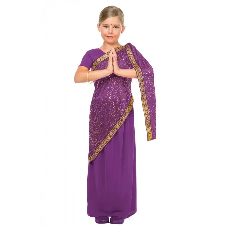 

Purple Kimokawaii girl BOLLYWOOD costume
