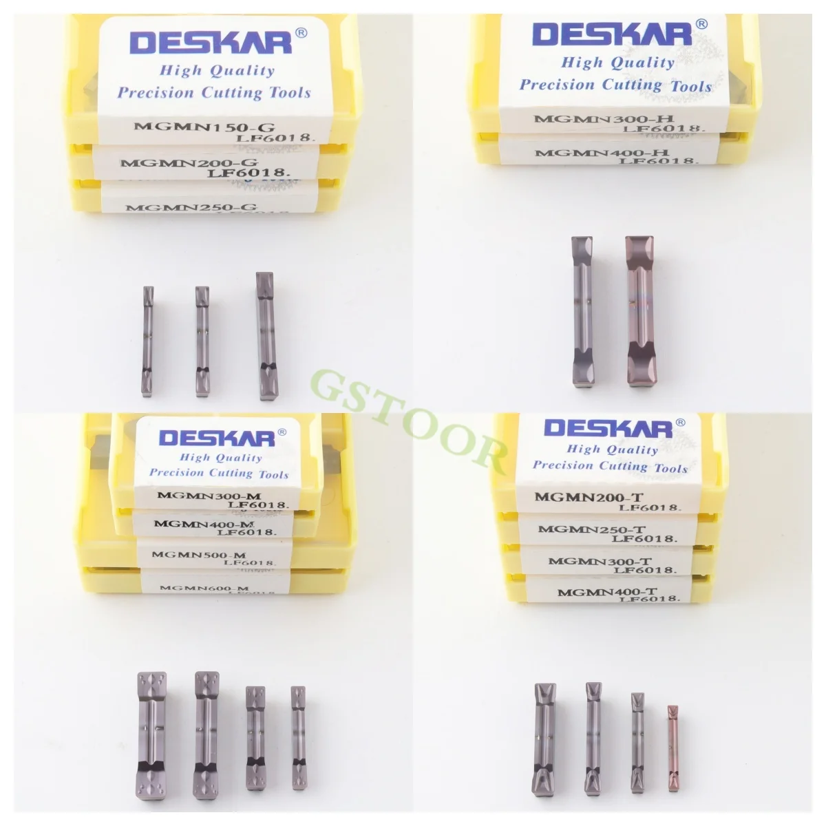 10PCS DESKAR MGMN200-G LF6018 300-T 300-H 400-T 400-H 500-M LF6018 CNC lathe Grooving Turning Carbide Insert For Stainless steel