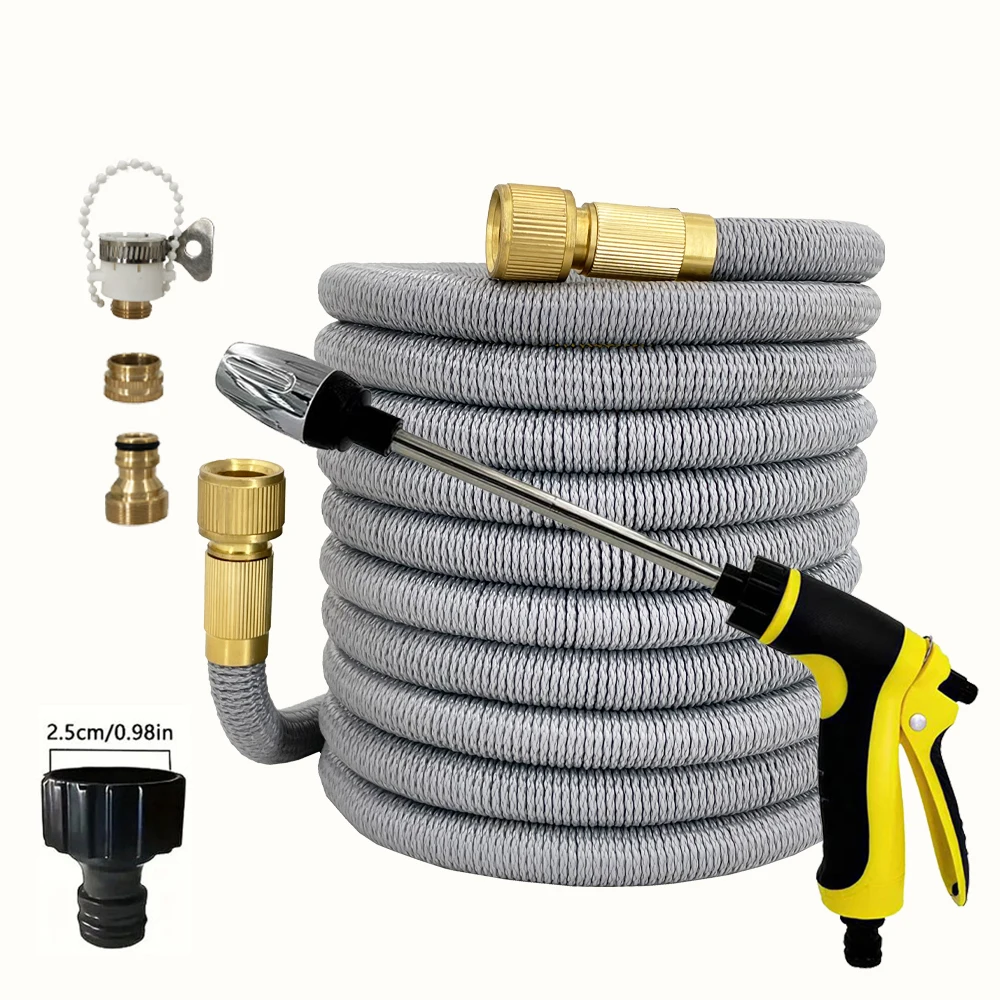 

Новый садовый шланг, водяной пистолет для автомойки, расширяемый шланг, шланг для мойки автомобиля высокого давления, поливочный шланг, волшебные гибкие шланги 25-125 футов