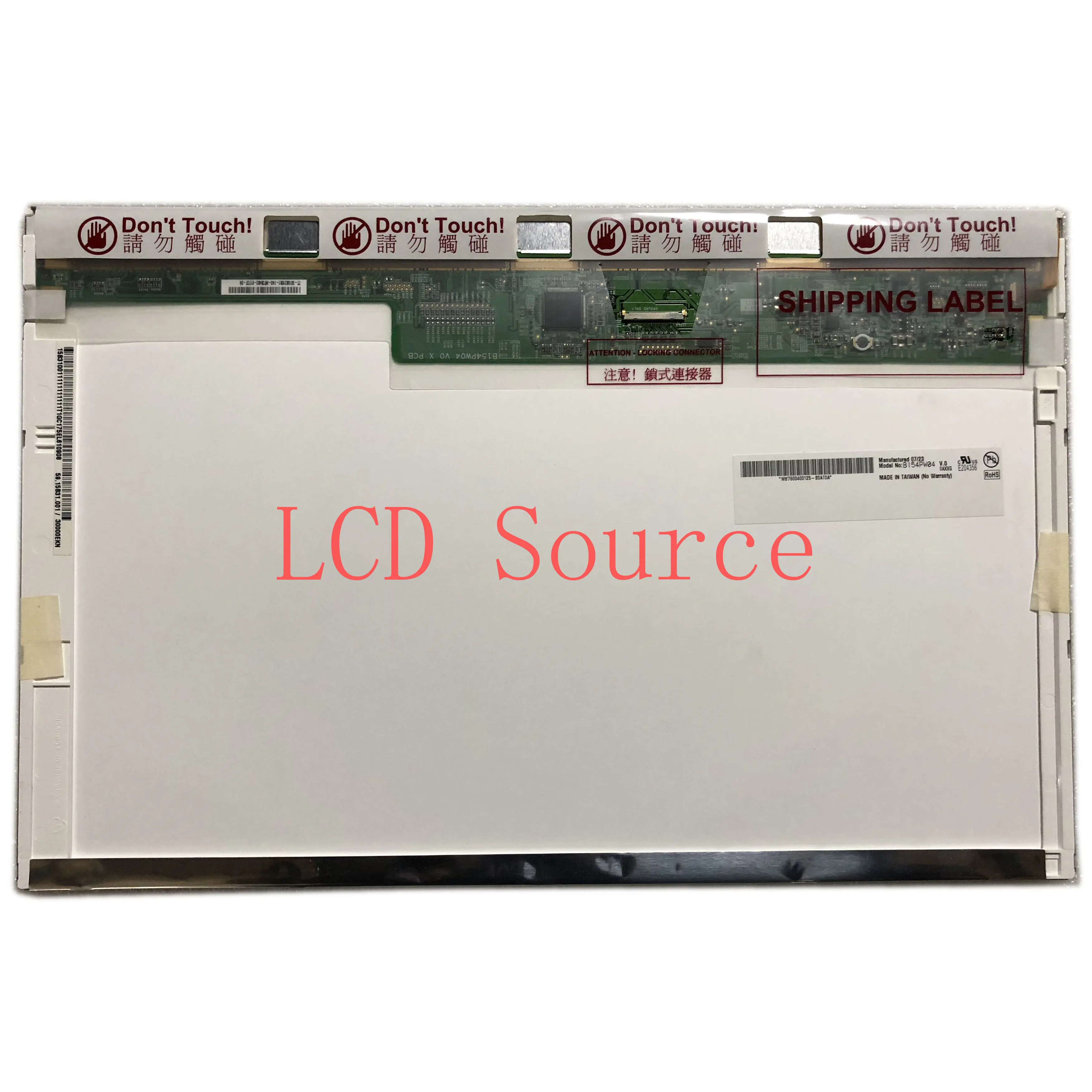 Imagem -02 - Ajuste Ltn154bt03 Lp154wp2 Tla3 Ltn154bt02 15.4 Matriz de Exibição para Macbook Pro A1260 A1226 Tela Lcd do Portátil B154pw04 V.0