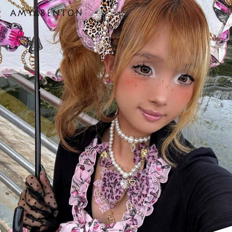 leopard-print-spice-girl-y2k-necklace-mars-japanese-gal-series-beads-love-diamond-bow-heavy-industry-pearl-necklace-women