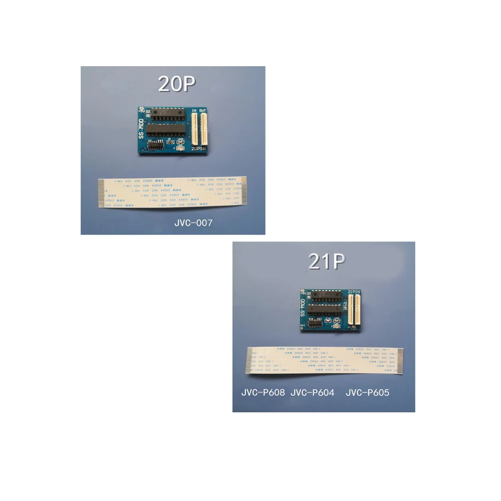 

JVC 007 9605 21P 20P чип PCB плата для Sega Saturn SS карта прямого чтения с кабелем