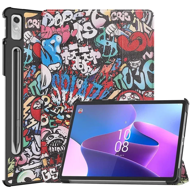 Étui pour Lenovo Tab P12 12,7 pouces 2023, support pliable léger en cuir pour tablette Xiaoxin Pad Pro 12,7 12 7 TB371FC