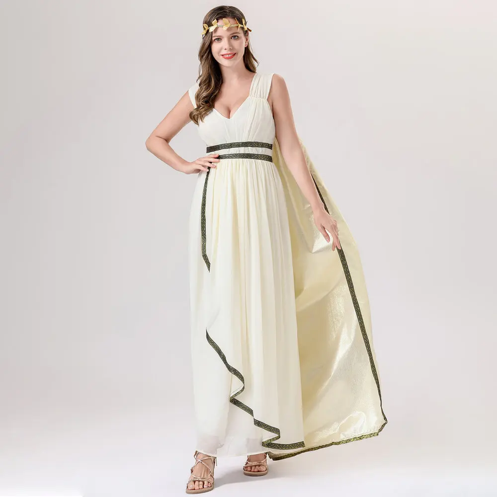 

Взрослый средневековый костюм богини Dr, одежда для выступлений на сцене, тема Хэллоуина, модная женская традиционная этническая одежда