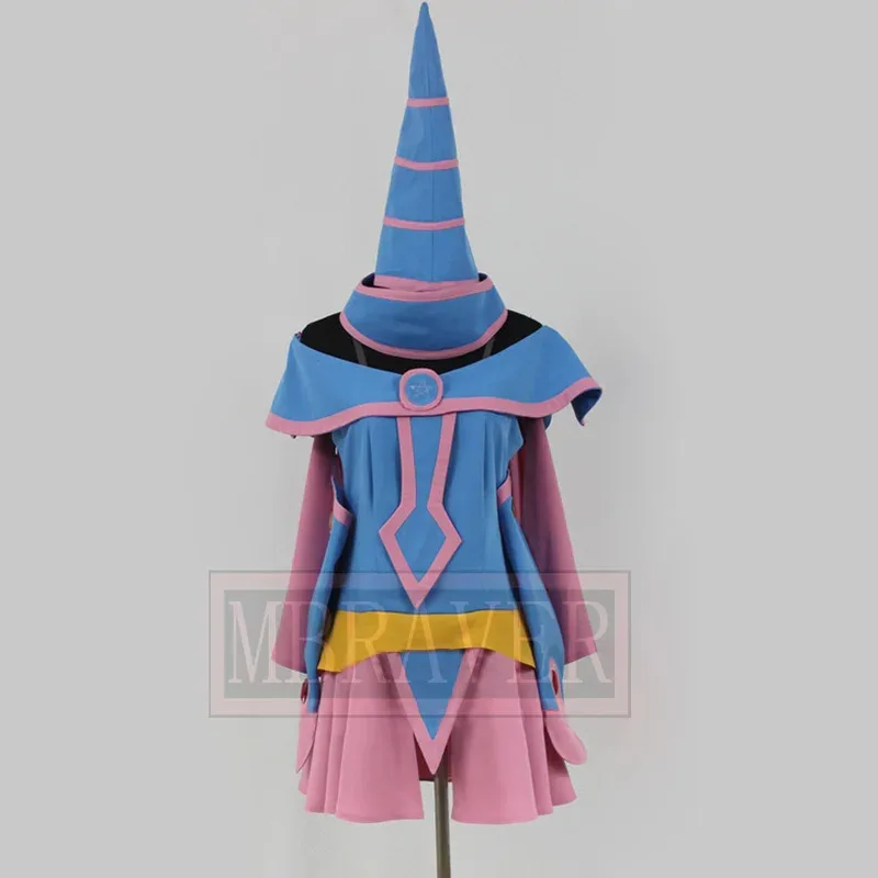 2025 22 Yu-Gi-Oh! Disfraz de chica mago oscuro Cos, uniforme de Navidad para fiesta de Halloween, hecho a medida en cualquier tamaño