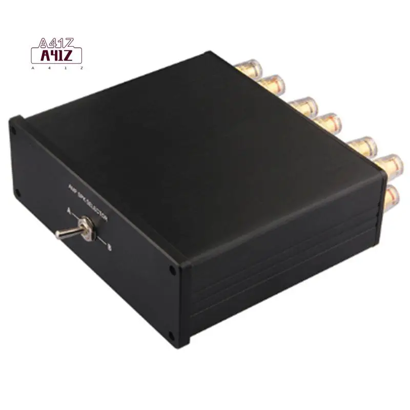 A41Z-HIFI Lossless 4 IN 1 Out 2 IN 1 OUT Hifi Stereo RCA Audio Source Input Signal Switcher Switch Splitter Selector Box