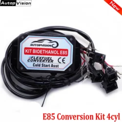 Kit de conversión automática de combustible flexible, alternativa de etanol con arranque en frío, biocombustible E85, coche de etanol, convertidor de bioetanol, e85, 4CYL