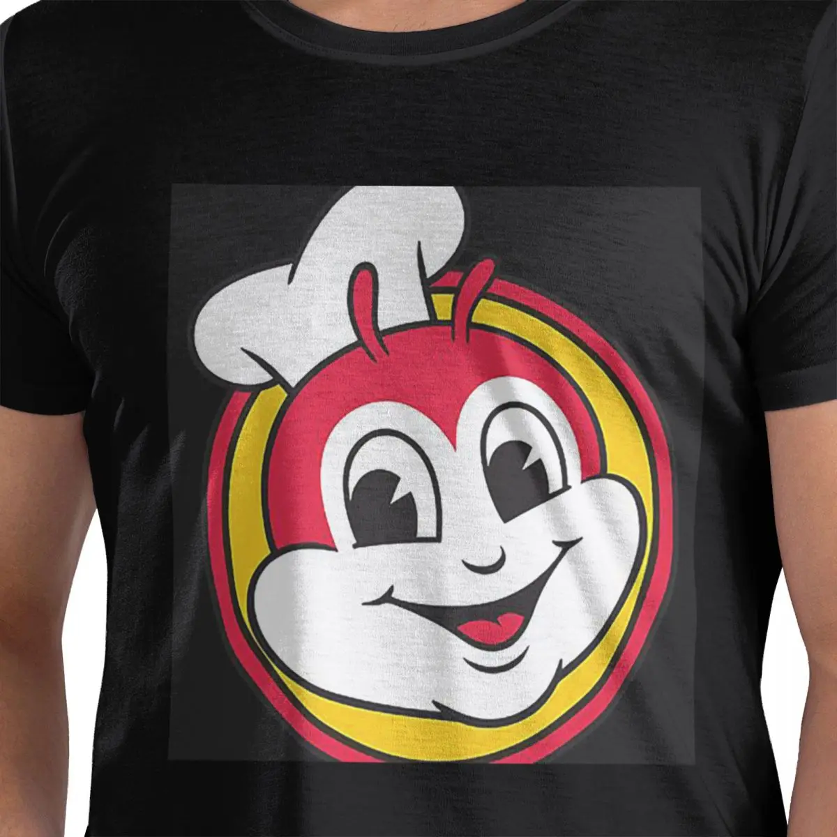 

Футболка Jollibee из 100% хлопка, мужские забавные футболки, мужские футболки с круглым вырезом и коротким рукавом, S-6XL