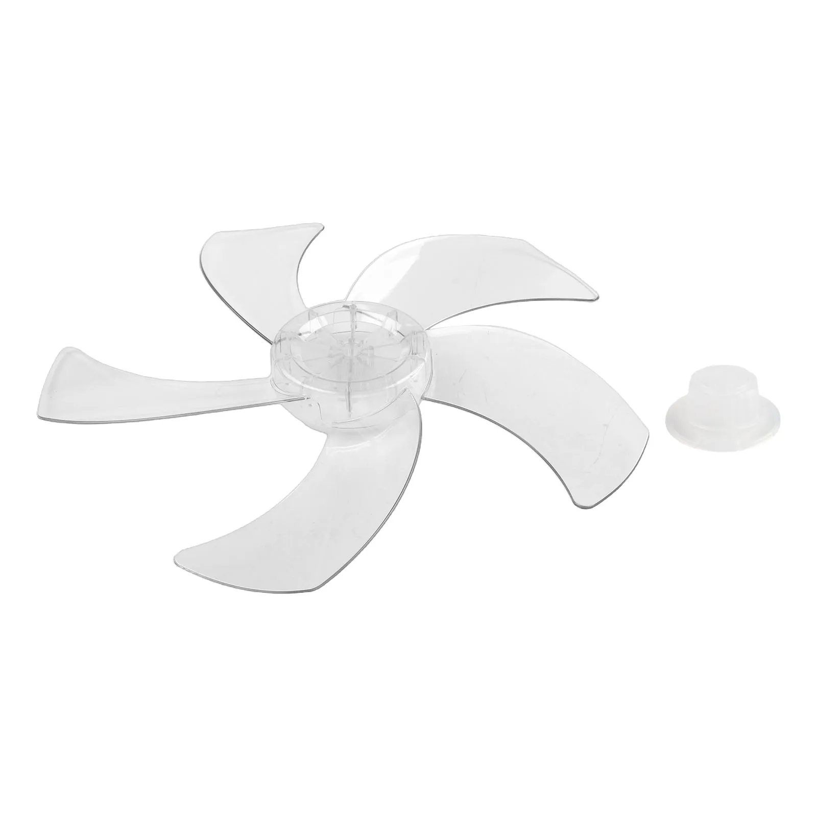 Desk Fan Blade 5 Leaves Fan Blade AS Plastic Efficient Airflow High Temperature Resistant Fan Accessory For Desk Fans