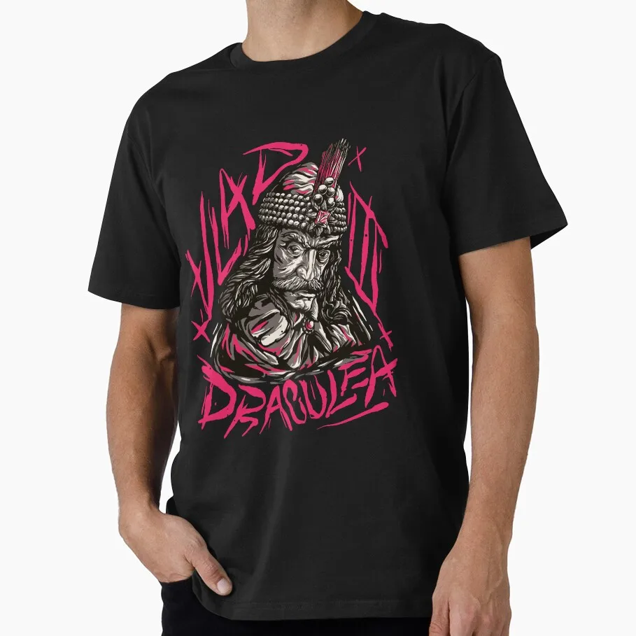 

Vlad III The Impaler Dracula Scary halloween Gift T-Shirt Retro Horror Gothic Vampire Graphic Clothes All size Tops S-6XL