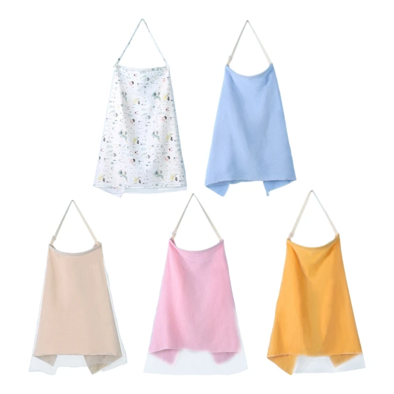 

L5YF Soft Breathable Nursing Towel Maternity Feeding ToweL for Breastfeeding Privacy