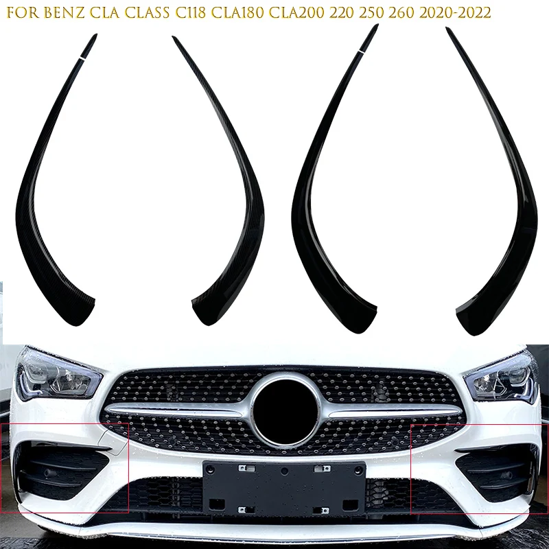 

Car Front Bumper Spoiler Side Air Vent Trim Cover Stickers For Mercedes Benz CLA Class C118 CLA180 CLA200 220 250 260 2020~2022