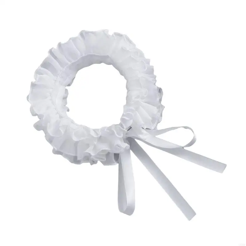 الفيكتوري تكدرت المختنق الياقة الزخرفية الدانتيل القرون الوسطى تأثيري Y166