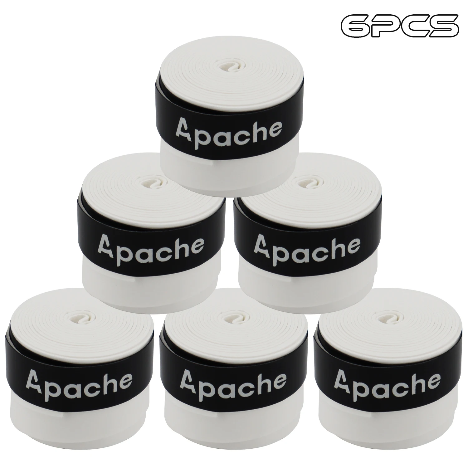 

6pcs Tennis Overgrip Padel Racket Single Tennis Grip Tape Anti Slip Training Replacement Sweatband Badminton Accessories