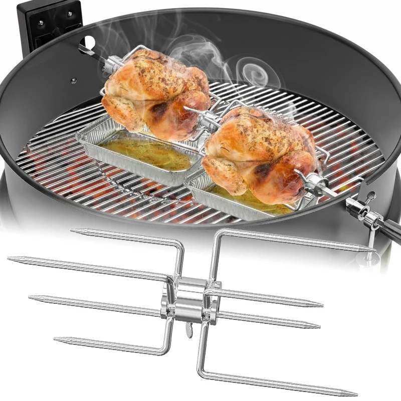 

14 мм вилки для мяса, сменная втулка для балансировки стойки из нержавеющей стали, подходит для квадратного стержня, гриля, барбекю, обжарки