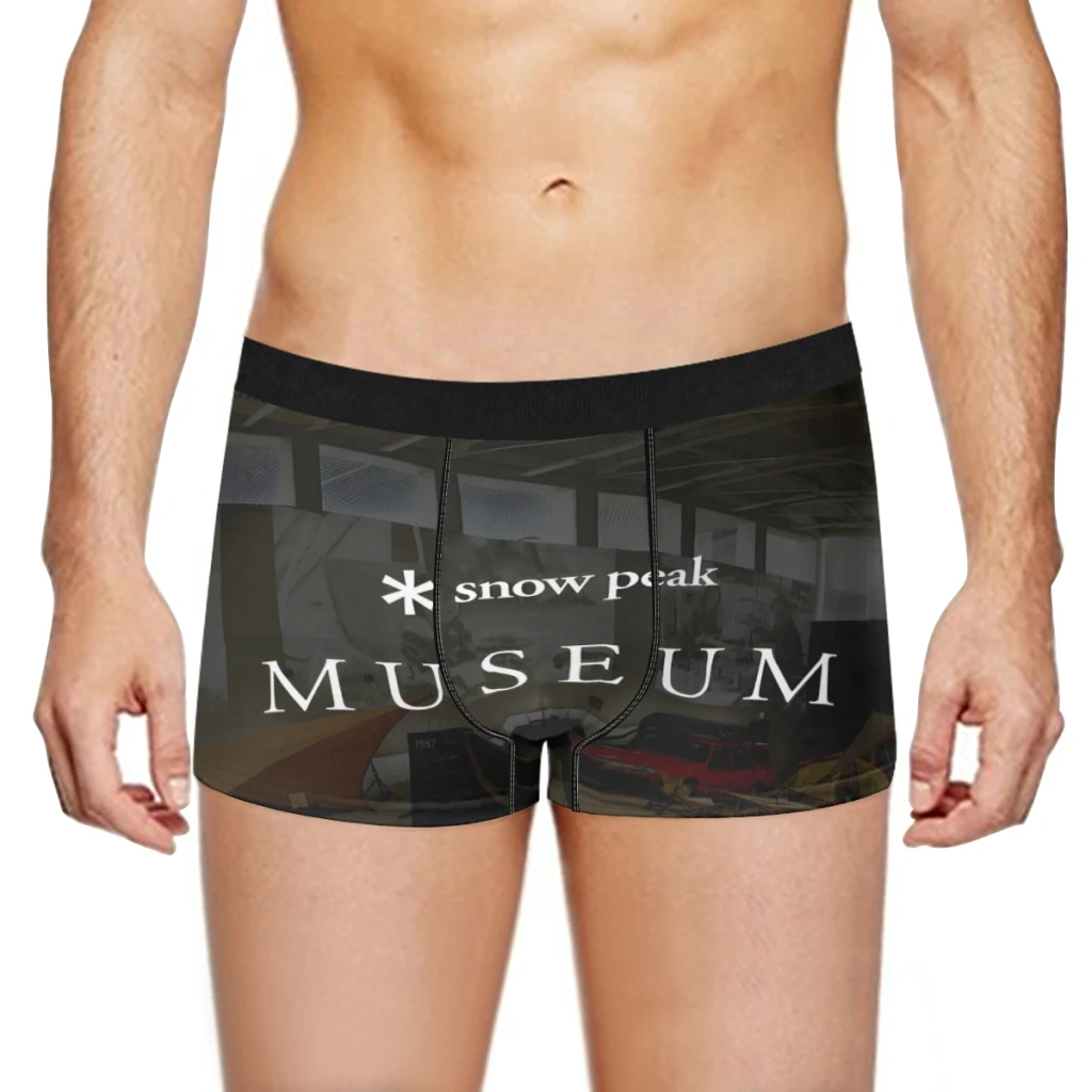 Snow Peak Chevrons Military Armband Boxer Men's Panties Underpants Male  Breathable Man Boxershorts Underwear For Men