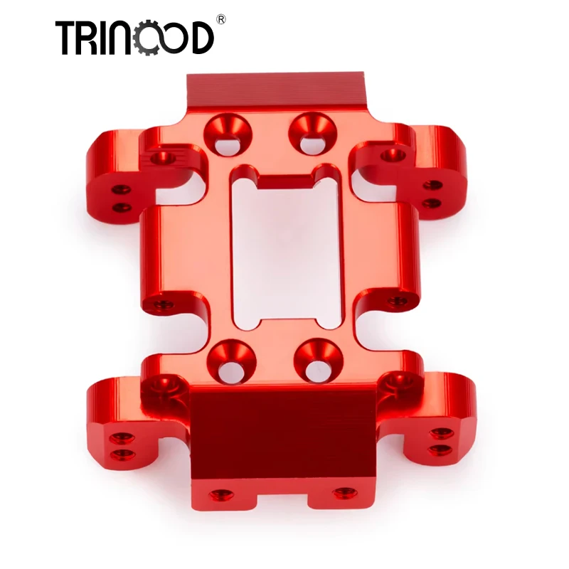 

TRINOOD Metal Chassis Skid Plate Transmission Mount for Redcat Ascent 1/18 RC Crawler Car Upgrade Parts