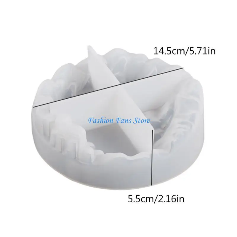 قالب راتنج الكريستال العنقودي، قالب منفضة سجائر السيليكون، قالب صندوق تخزين المجوهرات DIY