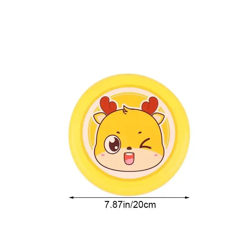 Weiche TPR-Scheibe für Kinder, Spielzeug, fliegende Untertasse, Outdoor-Sport, Strand, fliegende Scheibe, Handwurfspielzeug, Eltern-Kind-Interaktionsspiel