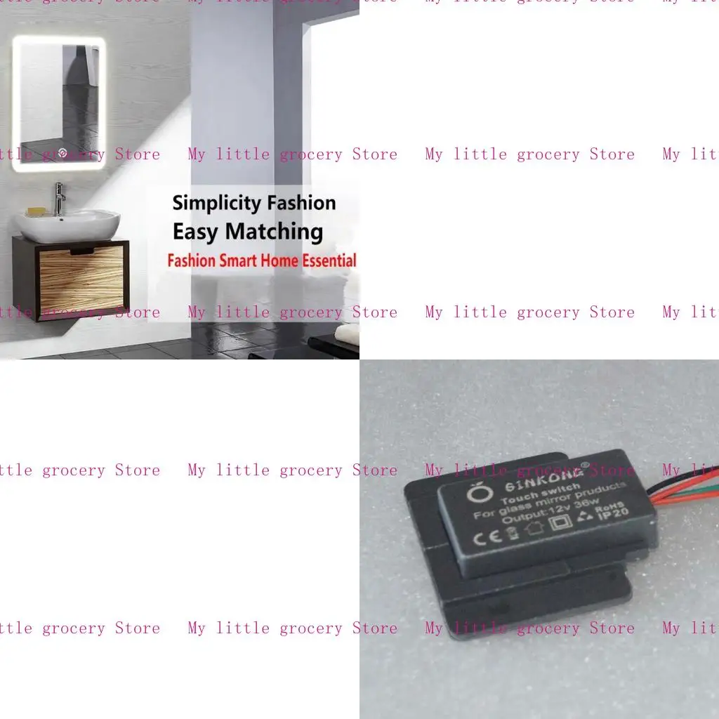 D5BD Mirror Lamp for Touch Dimmer Light Switch for Touch Bathroom Glass Capacitance Module Dedicated for Touch