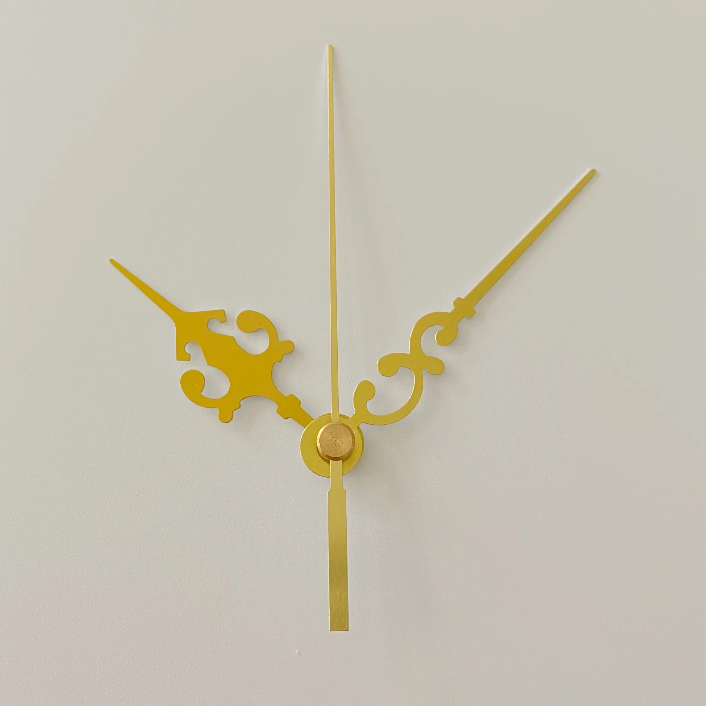 Gold Clock Hands Wall Modern Design Quartz Movement Mechanism DIY Clockwork Shaft for Hours Long Arrows Replacement Parts