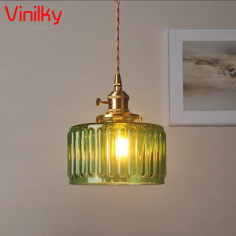 

Nordic Glass Pendant Lights Colorful Cord Dining Room Bar Lighting Fixtures Modern Hanging Lamp Restaurant Decoration Luminaires