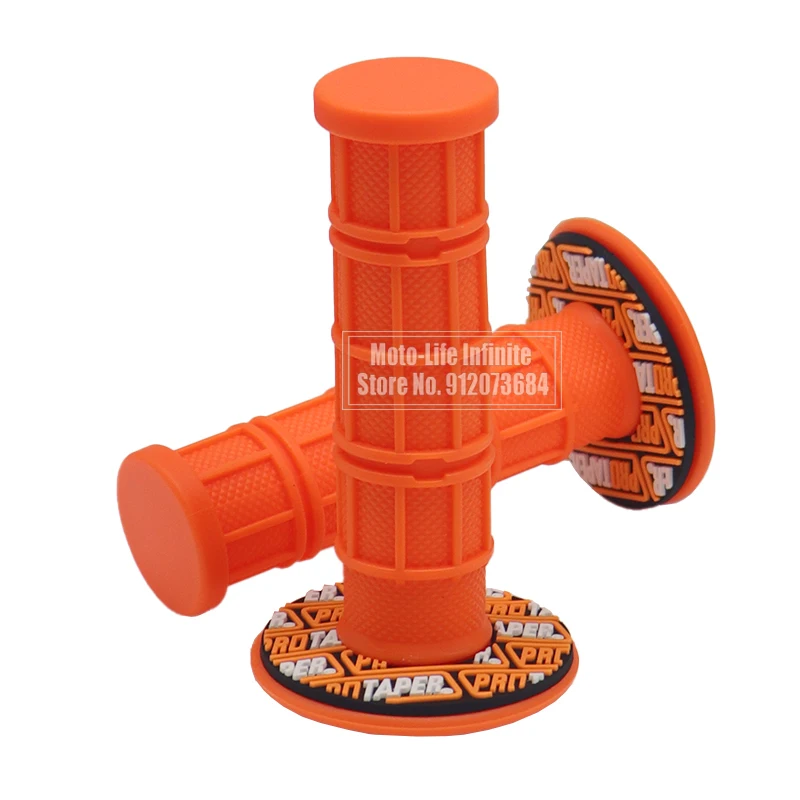 22/24mm Universele Motorbike Stuur Deel Stuur Grip Gel Remhendel Rubber Taper Motorcross Dirt Pit Bike - afbeelding 1