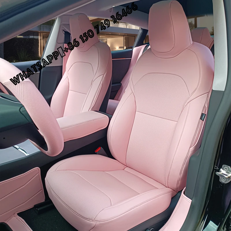 

Hot Selling New S kin Feeling for Nappa Leather Full Cover Seat Cushion Suitable for Tesla Model3/Y