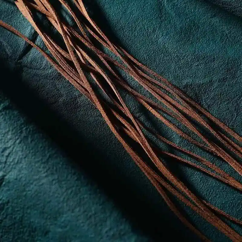 Handmade Bread Pendant Rope Material Accessories Deer Skin Bracelet Necklace Rope DIY Sewing Crafts Ribbon Silk Thread