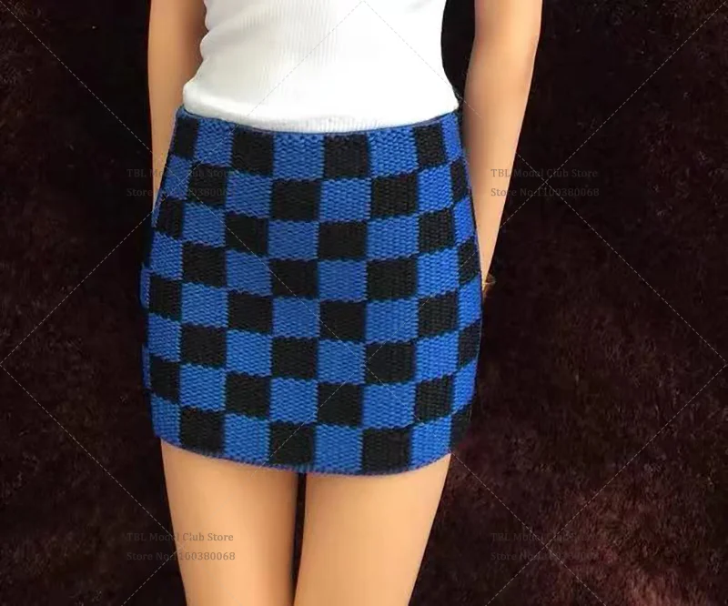 /6 مقياس الملابس النسائية مرونة نصف تنورة صغيرة OL الوظيفي النساء ل 12 بوصة PHICEM JO UERYCOOL UD HT LD عمل الشكل الجندي