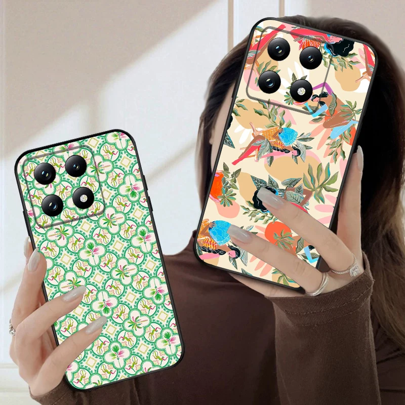 

Flowers and Women For Xiaomi Poco X7 M7 Pro 5G M5 X4Pro M4 M6 4G C65 C75 F6 F5 X6 X5 X7 X5 F7 Ultra M5S M4Pro 5G soft phone case