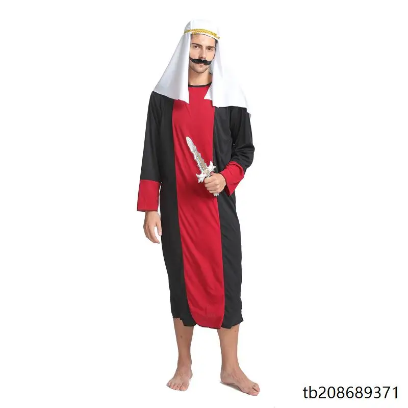 Cappello da Halloween arabo Spettacolo teatrale Costume per adulti Acory Role-plang Berretto da completo arabo per abbigliamento etnico da donna