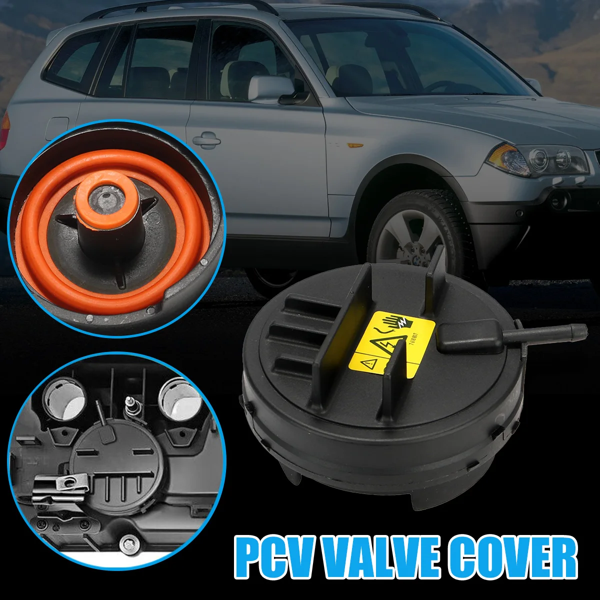 

PCV Valve 11127552281 For BMW N52 Valve Cap For BMW E90 E91 E70 E60 E65 E66 Z4 X3 X5 328i 528i N52 2.0L-3.0L Car Accessories