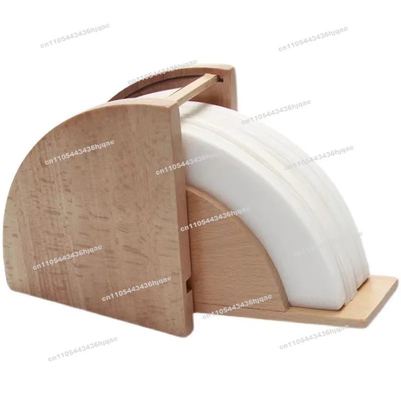 

Коробка для хранения фильтровальной бумаги V60, треугольный держатель для фильтровальной бумаги, кофейня, коммерческая кофейная посуда, бумажная коробка с пылевым фильтром для журналов