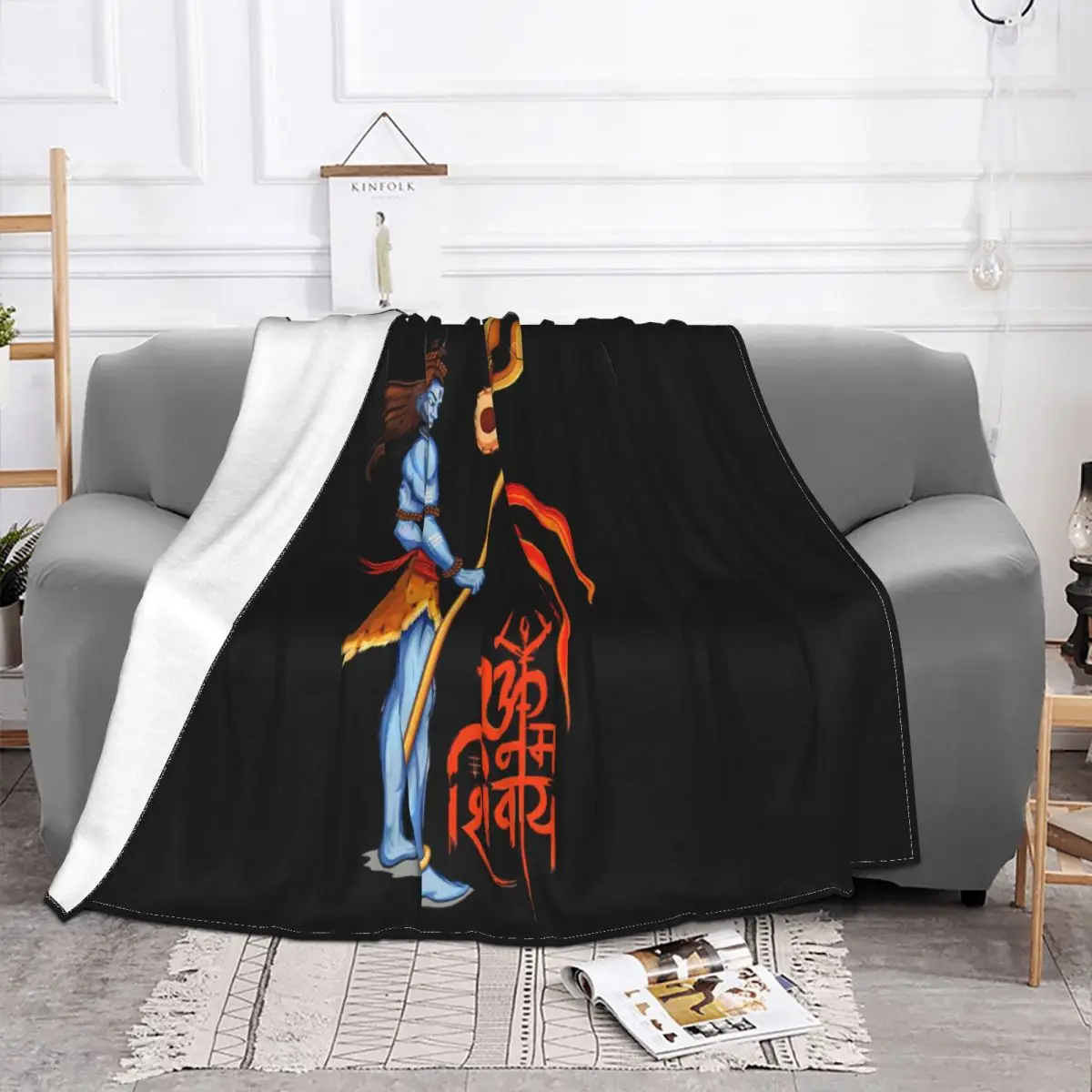 Shiva 7 Lord Shiva Hinduism Shiv For Mens Womens Boy Child Women Men Harajuku Throw Blanket