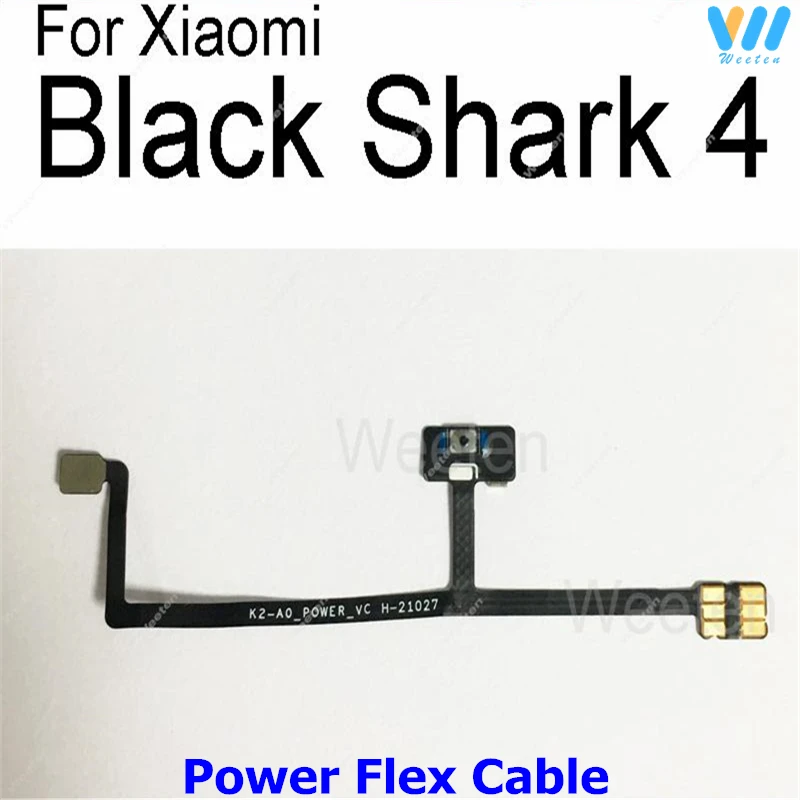 Power Volume Buttons For Xiaomi Black Shark 1 2 3 4 4s Pro 3s ON OFF Power Side Button Volume Switch Key Flex Cable Ribbon Parts