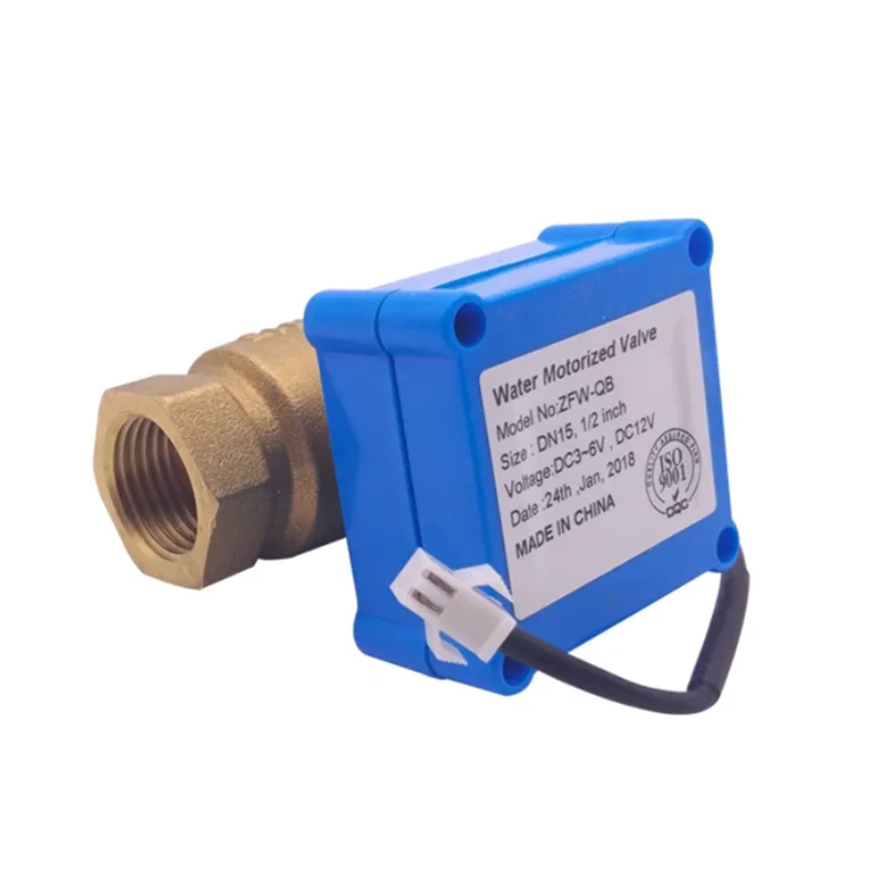 Water smart motorized brass valve Shut Off DN15 (1/2\